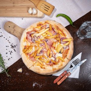 Pizza AMATRICIANA – medie